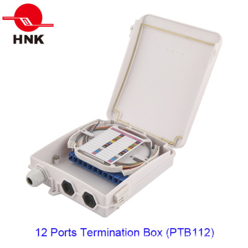 12 Ports Fiber Optic Cable Termination Box